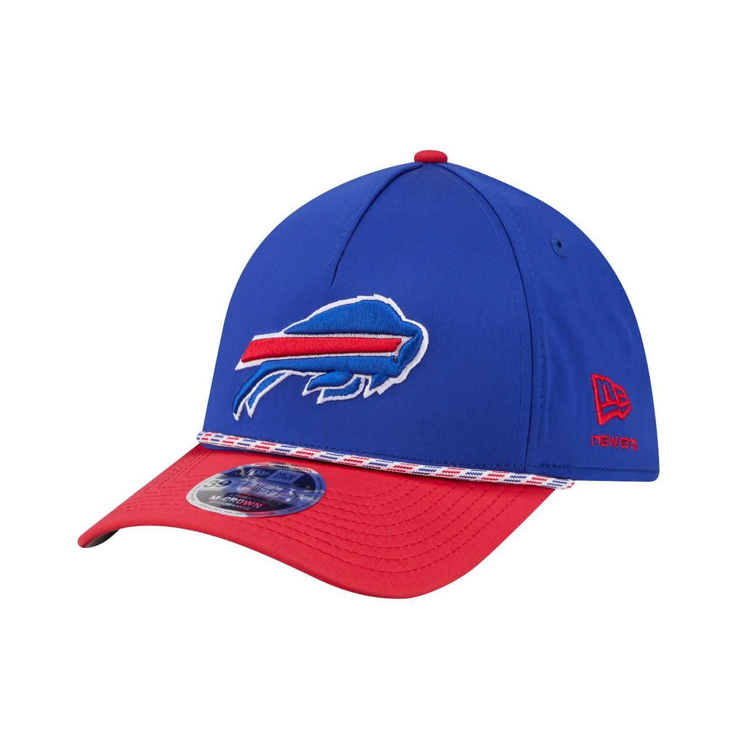 Мужская кепка New Era Royal/Red Buffalo Bills Rope M-Crown A-Frame 39THIRTY Flex Hat — фото 1