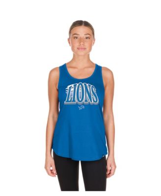 Women's Blue Detroit Lions Summer Tank Top