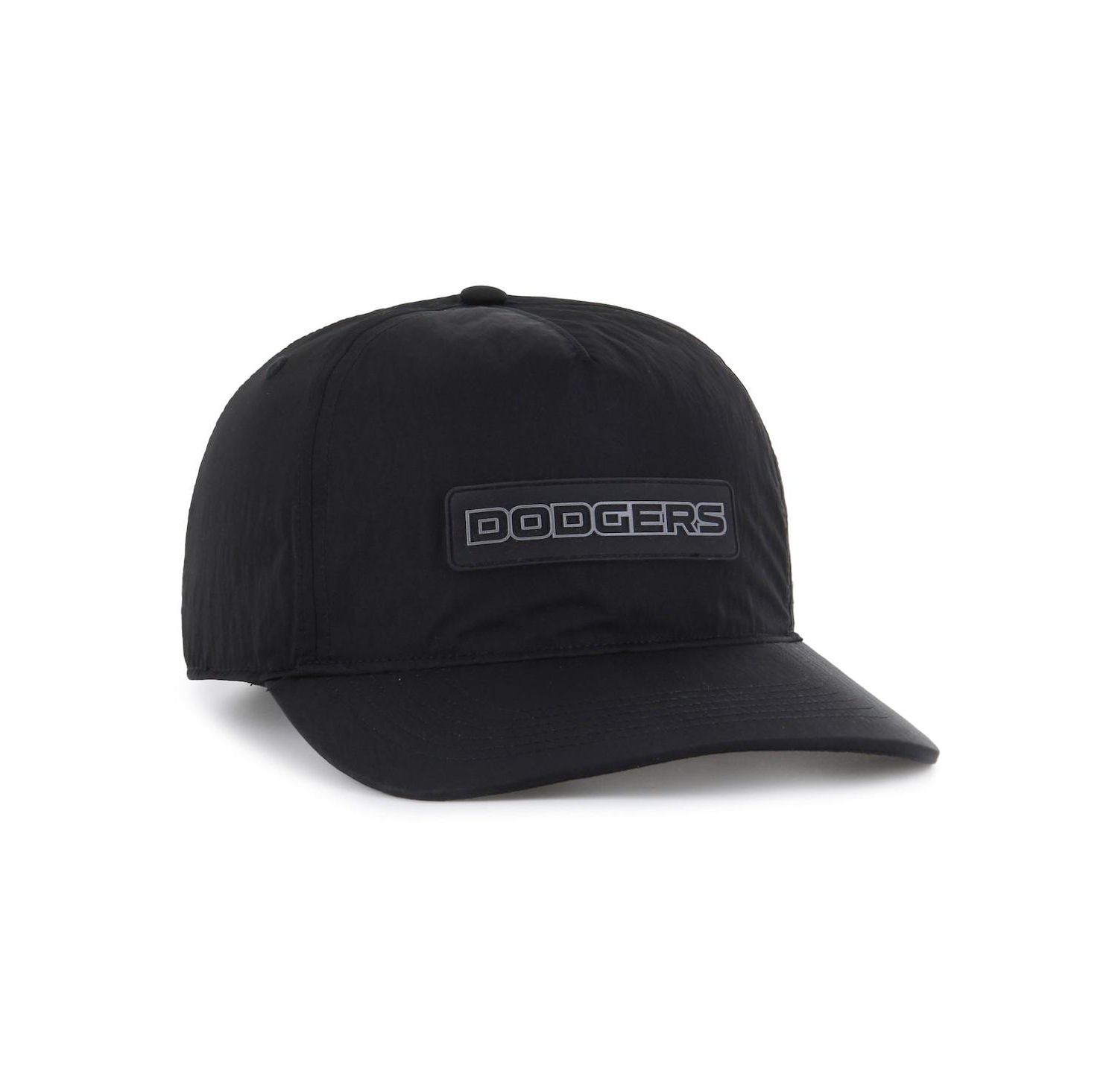 Men's Black Los Angeles Dodgers Quiet Outdoors Hitch Adjustable Hat