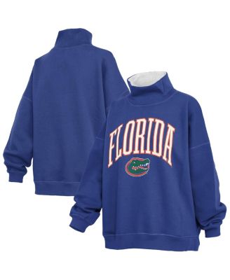 Women's Royal Florida Gators Oversized Mock Neck Sweatshirt