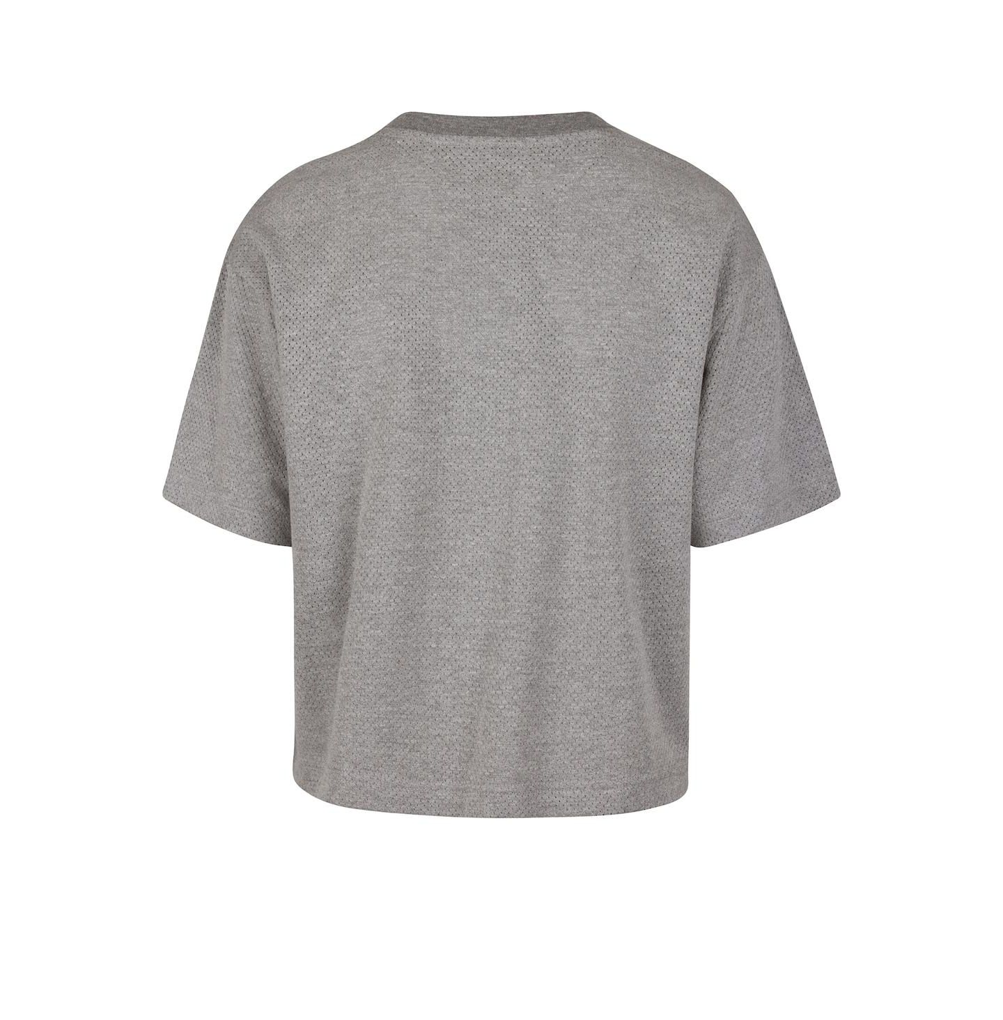 Женская футболка '47 Brand Gray Phoenix Suns Pivot Drop Needle Cropped — фото 2