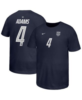 Big Boys and Girls Tyler Adams Navy USMNT Away Player Name & Number T-Shirt