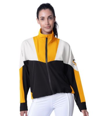 Women's Black/Gold Pittsburgh Penguins Tessa Full-Zip Jacket
