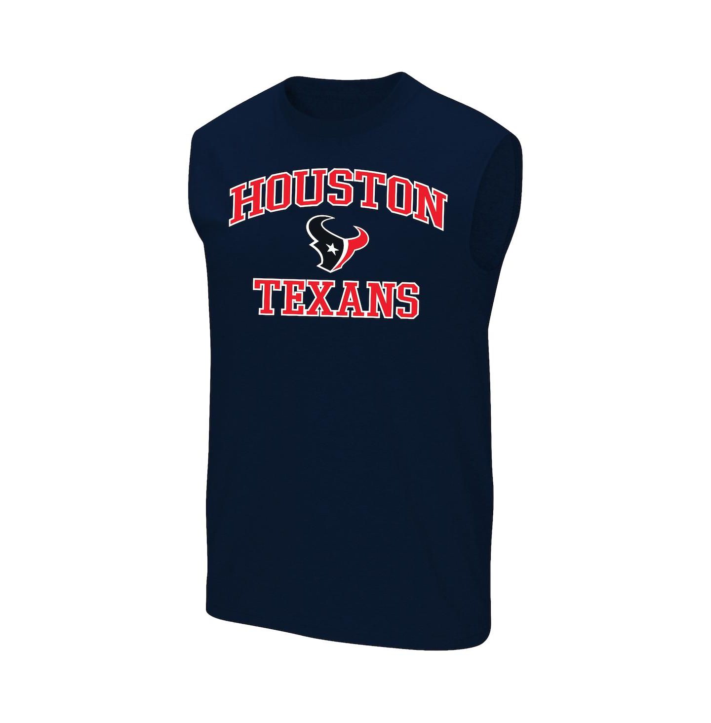 Мужской топ Fanatics C.J. Stroud Navy Houston Texans Big & Tall Muscle — фото 3