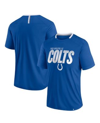 Men's Royal Indianapolis Colts Defender Fade Slant T-Shirt