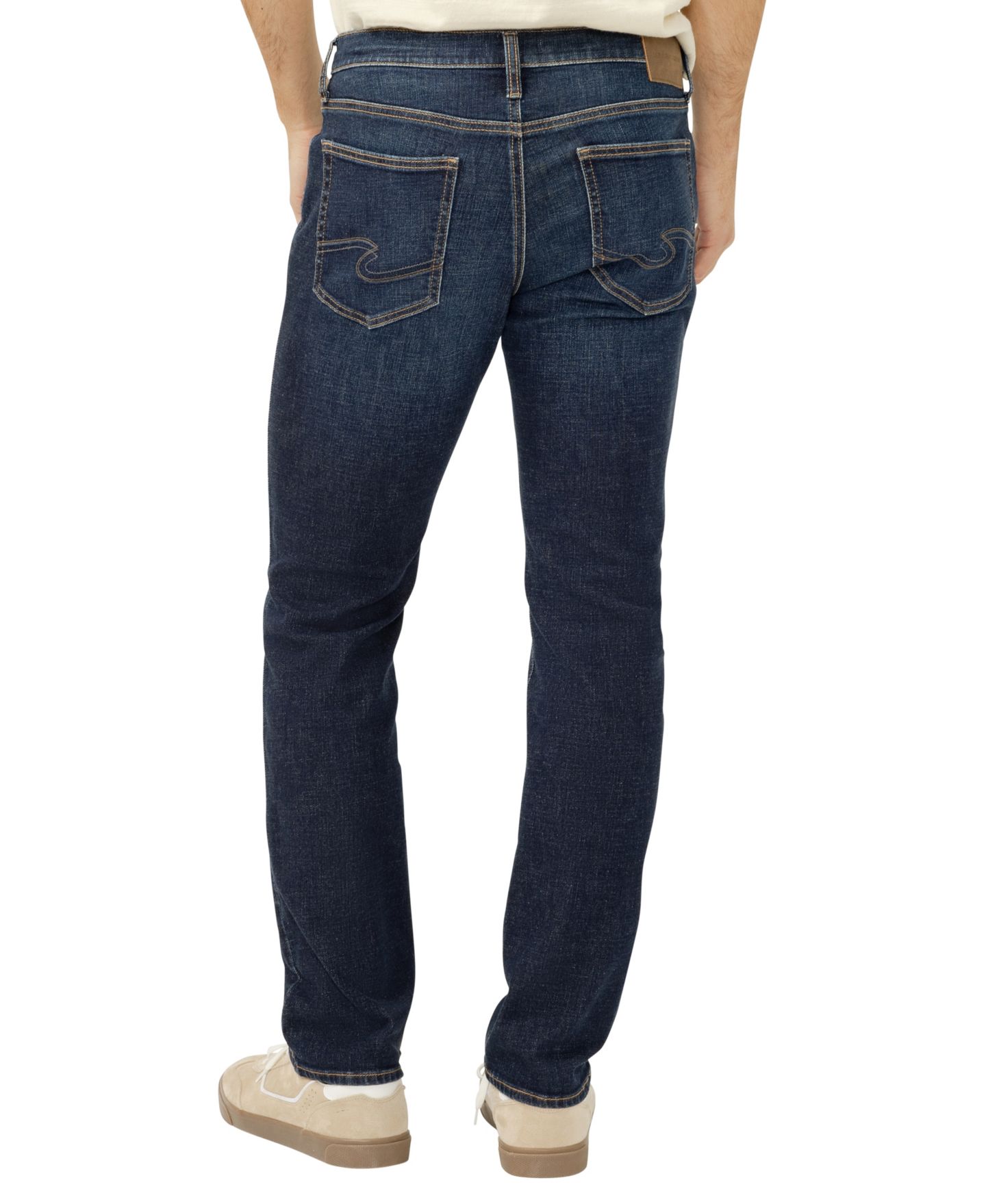 Мужские джинсы Silver Jeans Co. Allan Straight-Fit, цвет: Regent — фото 4