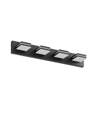 4 Light Modern LED Vanity Light Wall Sconce for Bathroom and Mirror Sleek Minimalist Design Easy Installation