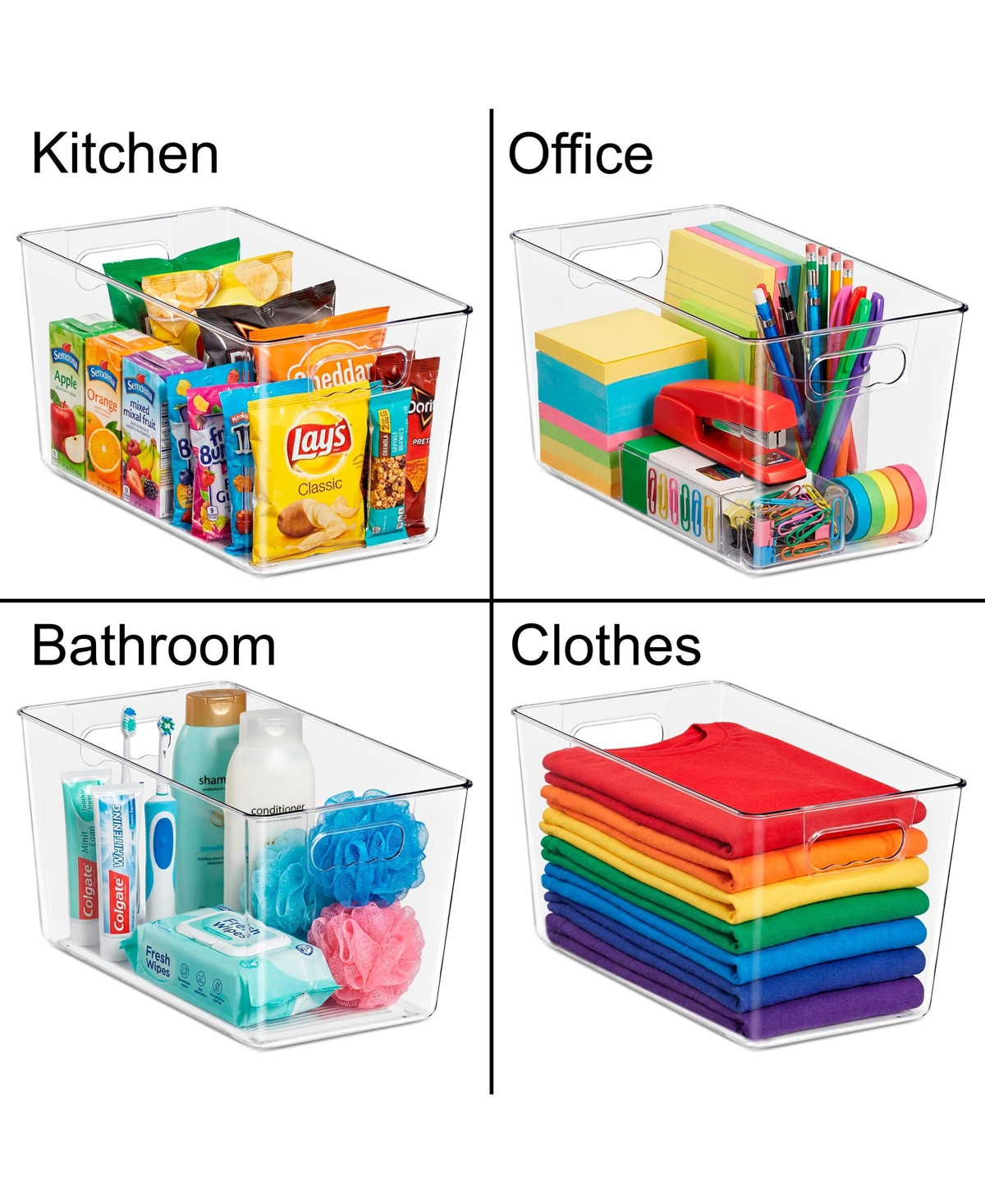 Sorbus Pack X-Large Storage Containers for Pantry, Fridge, Cabinet