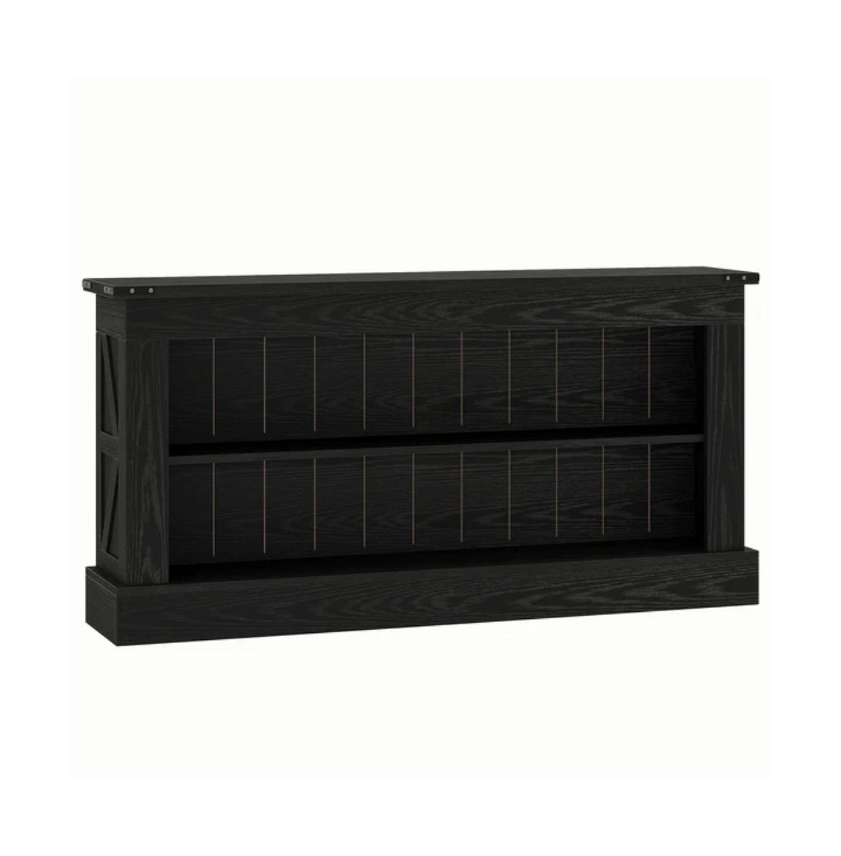 Slickblue Long Entryway Console Table with Storage Shelves for Sofa and Hallway Use