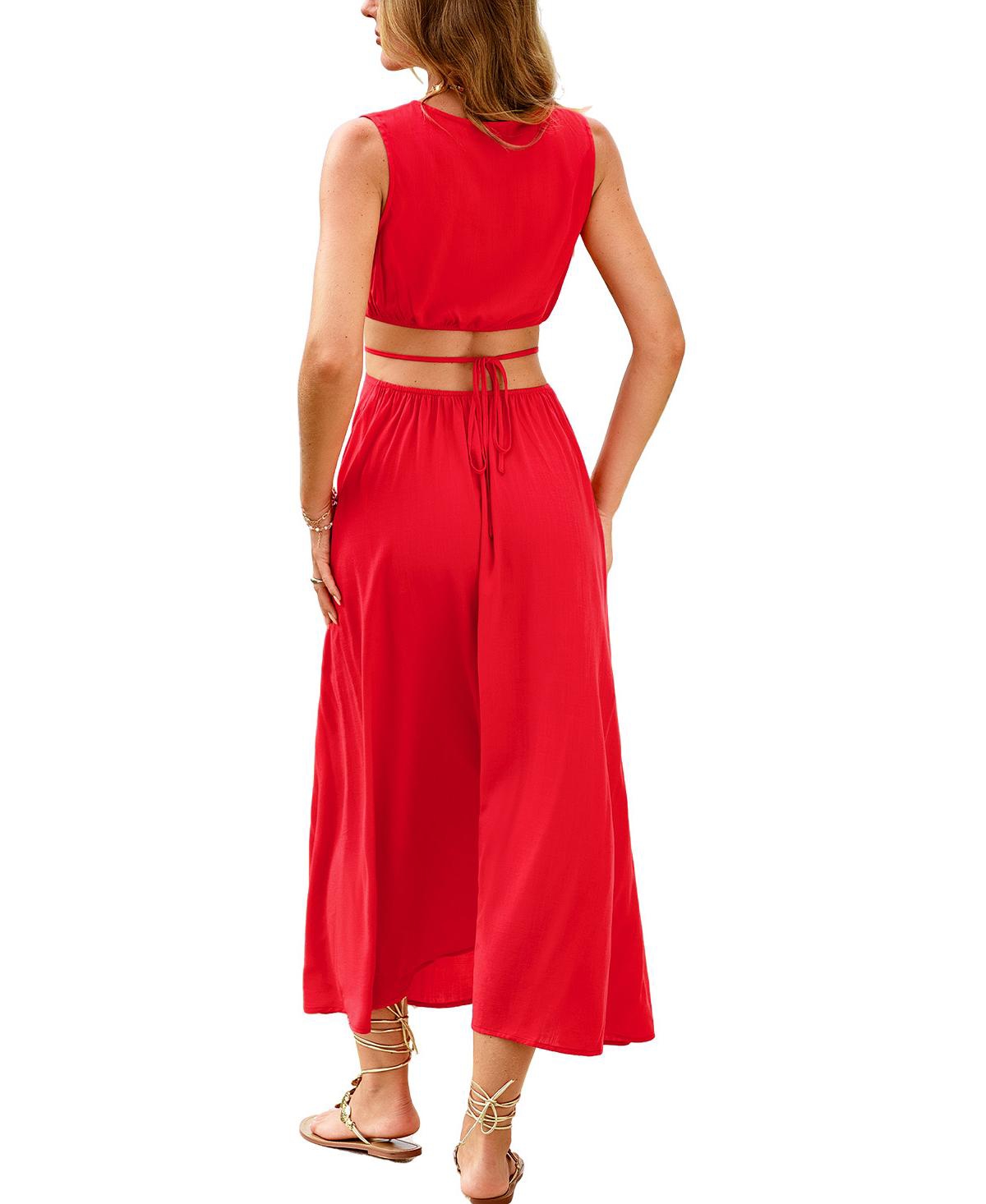 Cupshe Women's Beachside Reception Maxi Beach Dress