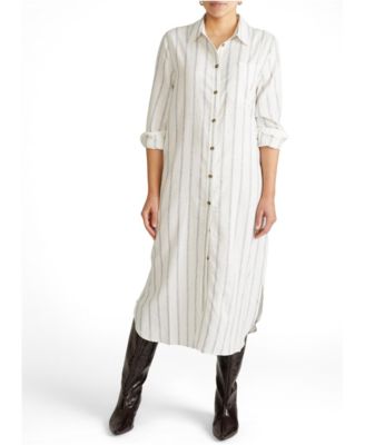 Plus Size Odeon Linen Shirtdress