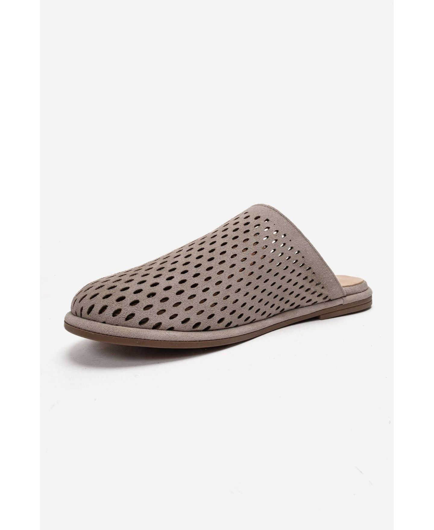 Женские сабо Forever & Always Shoes Melara Leather Slip On Mule, цвет: Бежевый замшевый — фото 6
