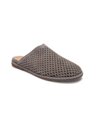 Forever and Always Shoes Melara Leather Slip On Mule