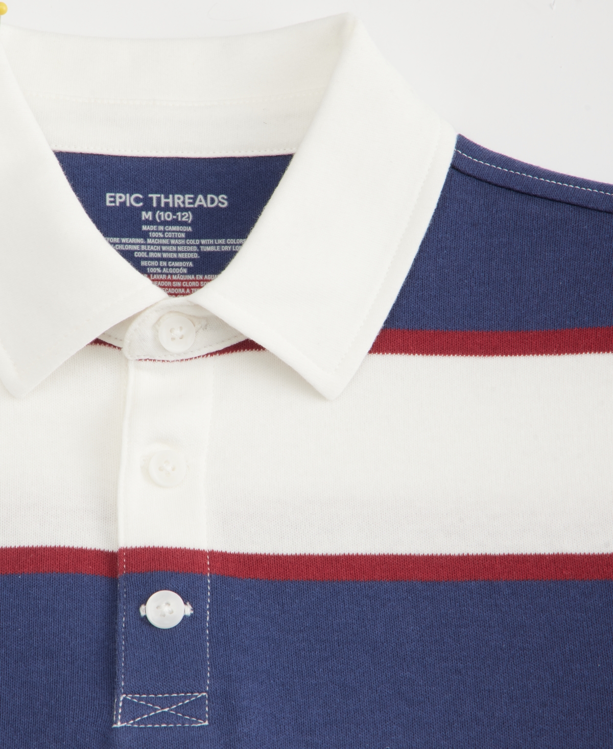 Epic Threads Boys' Xs-xl Striped Polo, Macy's Exclusive