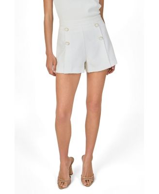 Women's Embroidred High Waisted Shorts