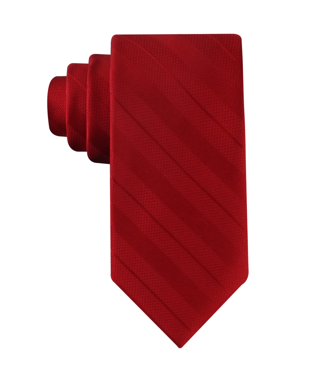 Tommy Hilfiger Men's Goldin Stripe Tie - Red