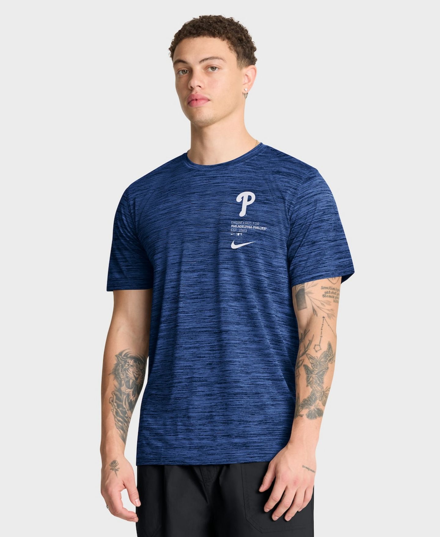 Мужская футболка Nike Royal Philadelphia Phillies Velocity Dri-FIT — фото 5