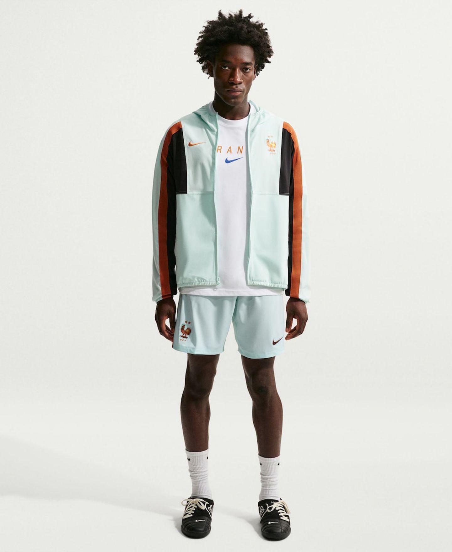 Мужские шорты Nike Green France National Team 2026 Away Stadium Replica — фото 2