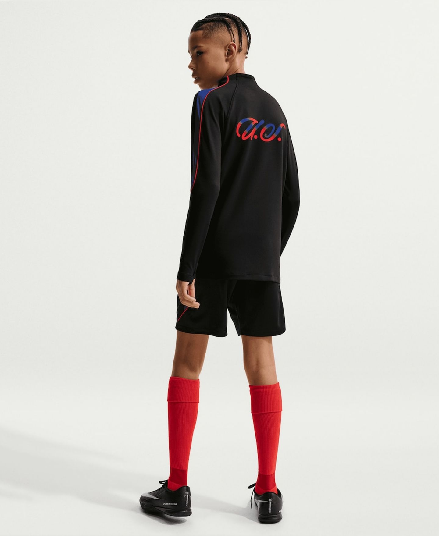 Детская тренировочная кофта Nike Usmnt 2026 Strike Dri-FIT с молнией, чёрная — фото 3