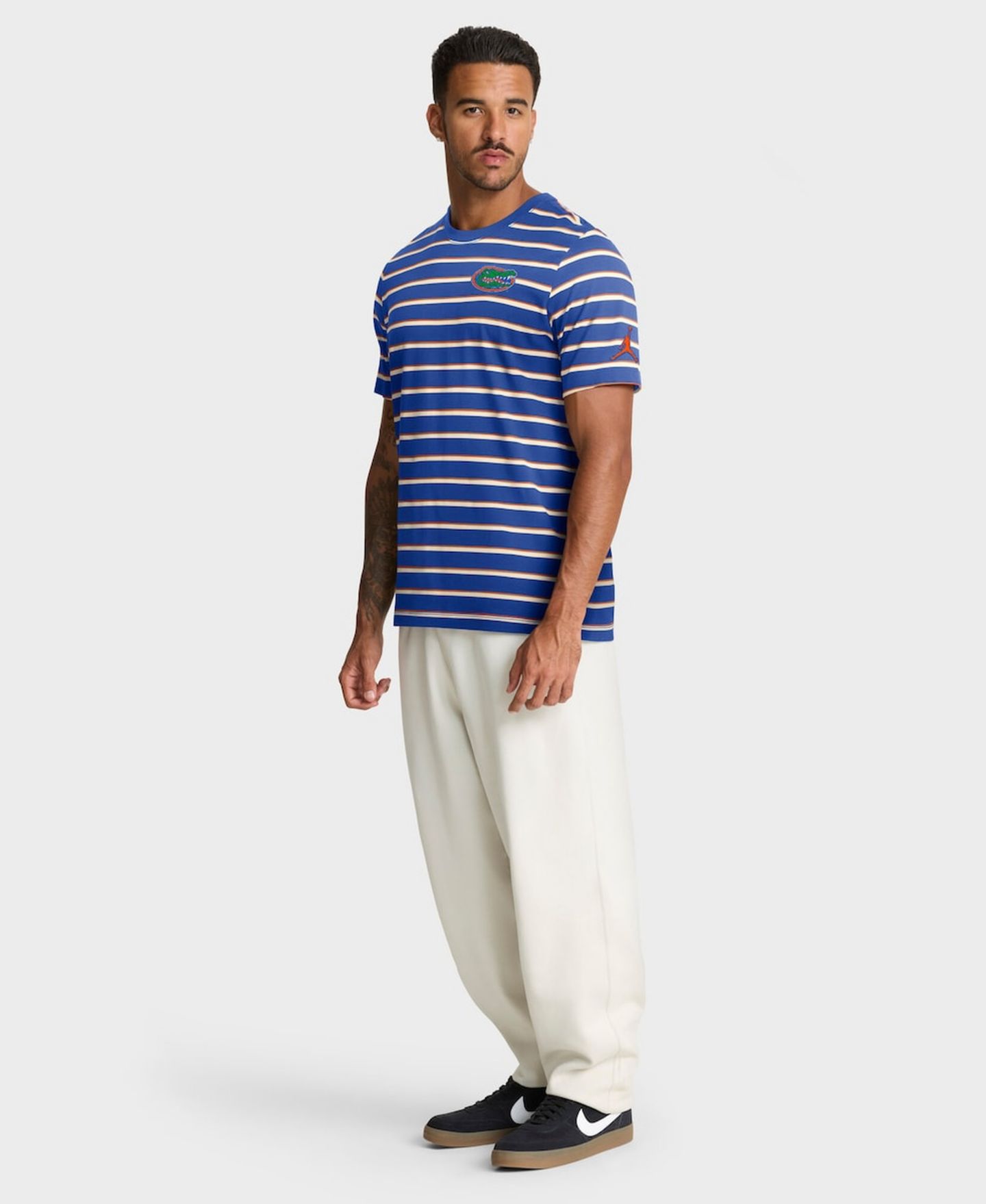 Мужская футболка Jordan Royal Florida Gators Athletic Prep Legacy Summit Stripe — фото 3