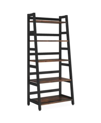 Modern 5-Tier Bookcase Etagere with Spacious Storage Display