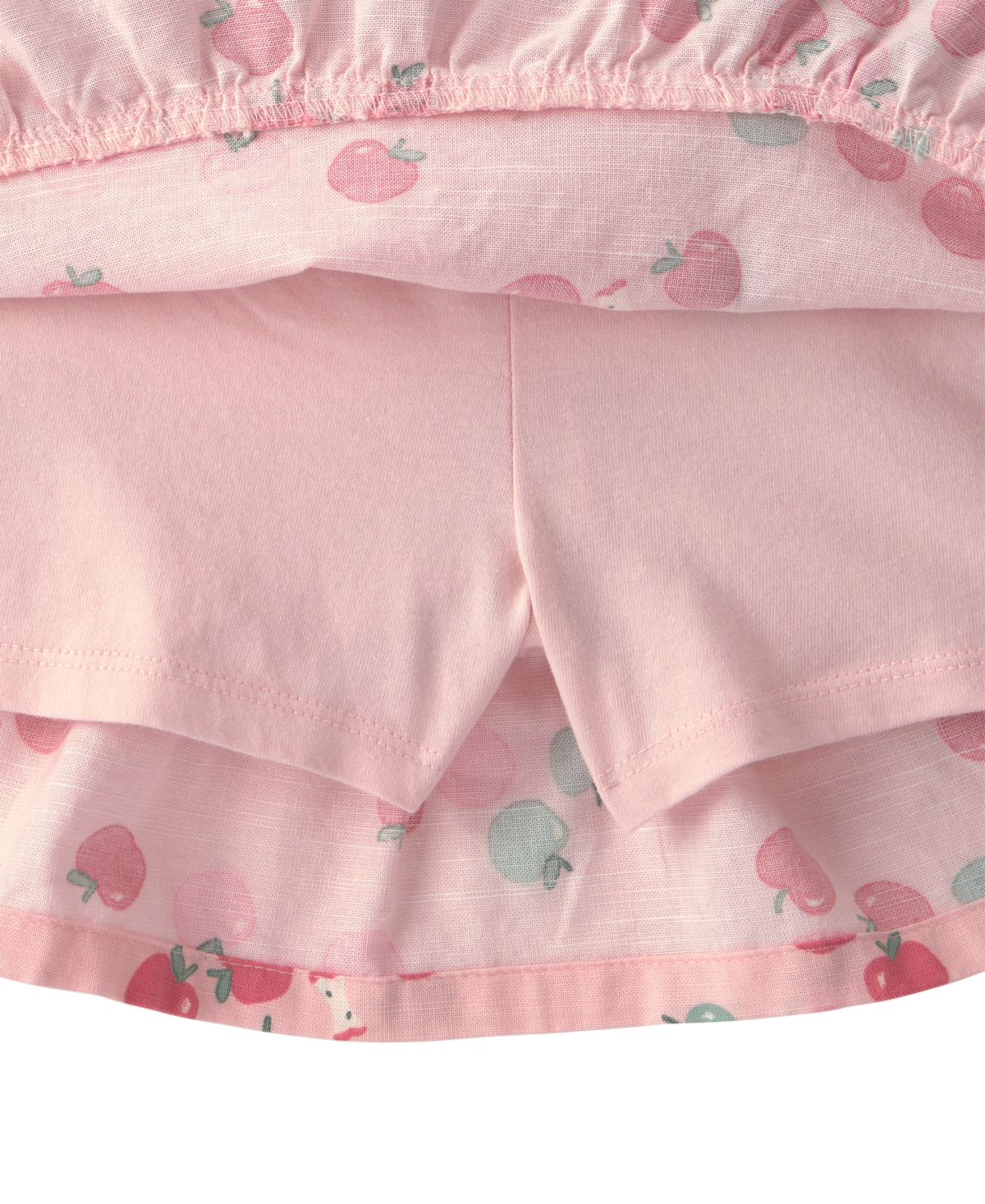 Carter's Toddler Girls' 2T-5T Apple French Terry Sweatshirt and Skort, 2-Piece Set