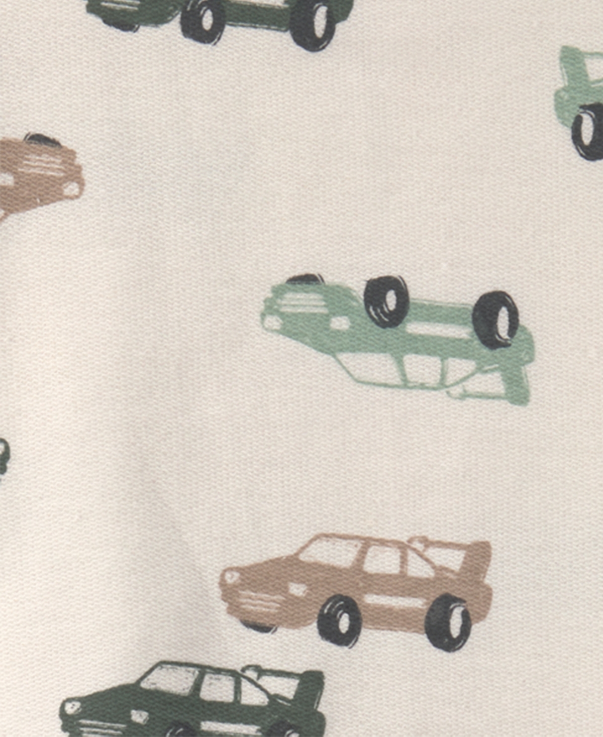Carter's Toddler Boys' 2T-5T Car French Terry Short-Sleeve T-Shirt and Pant, 2-Piece Set