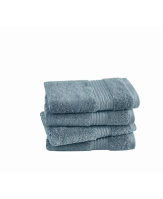 Cotton-Blend Hand Towels, Set of 4