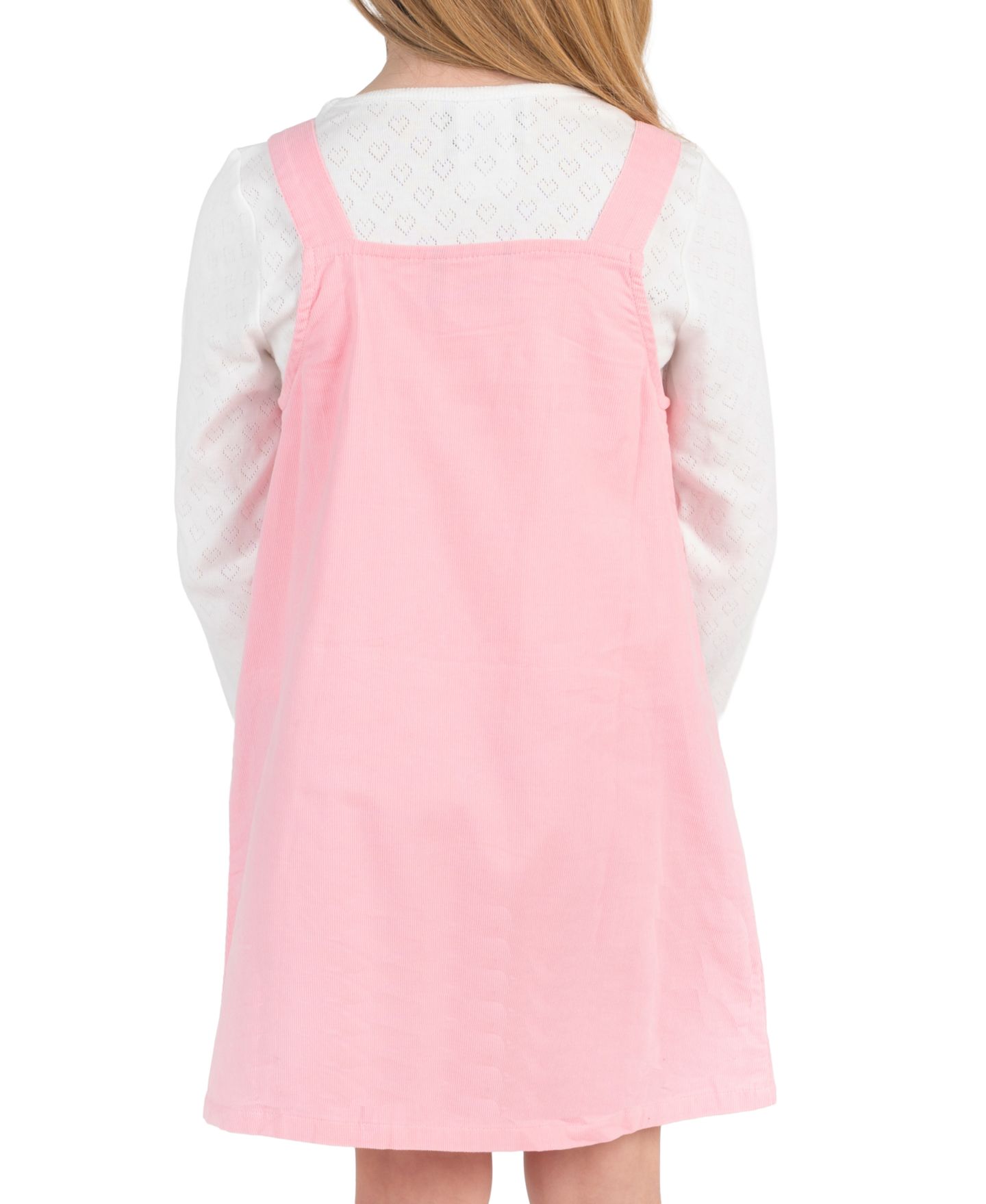 Комплекты Rare Editions Long-Sleeve Top, Pink Heart Jumper and Handbag, 3-Piece Set для девочек, цвет: Розовый / Белый — фото 8