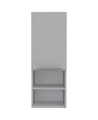 Mila Bathroom Cabinet, with Two Internal Shelves, Two External Shelves and Single Door