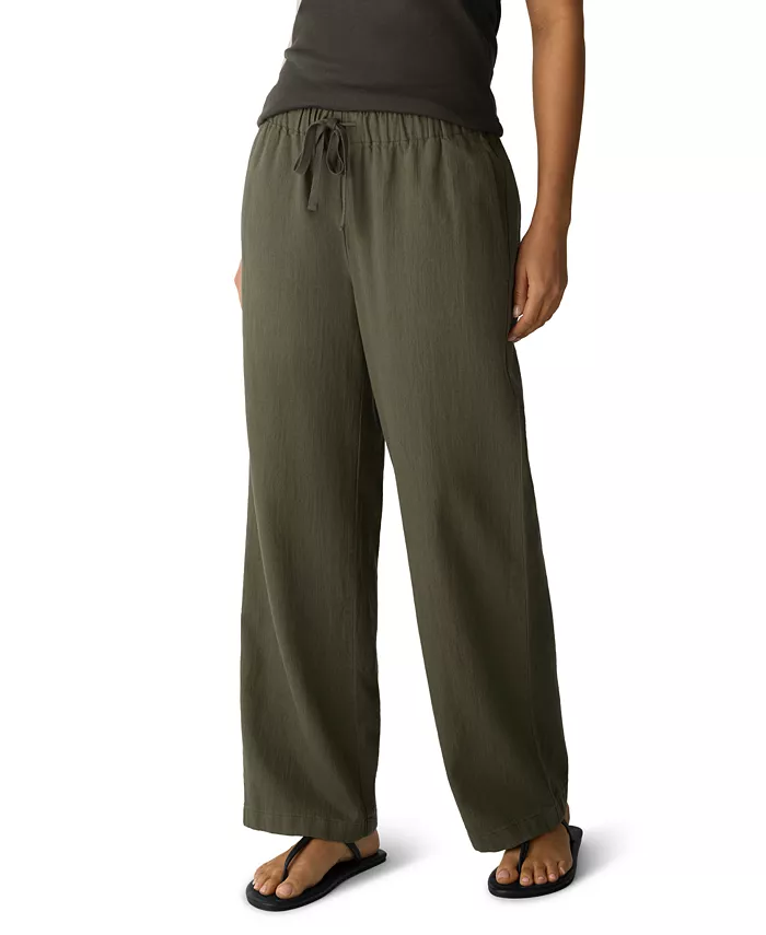 Eileen Fisher Petite Straight-Leg Pants - thumbnail 2