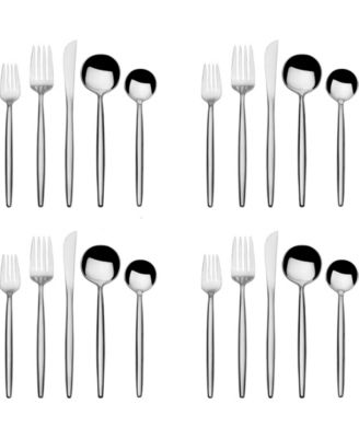 Forged Shea 20-Pc. Flatware Set, Service For 4