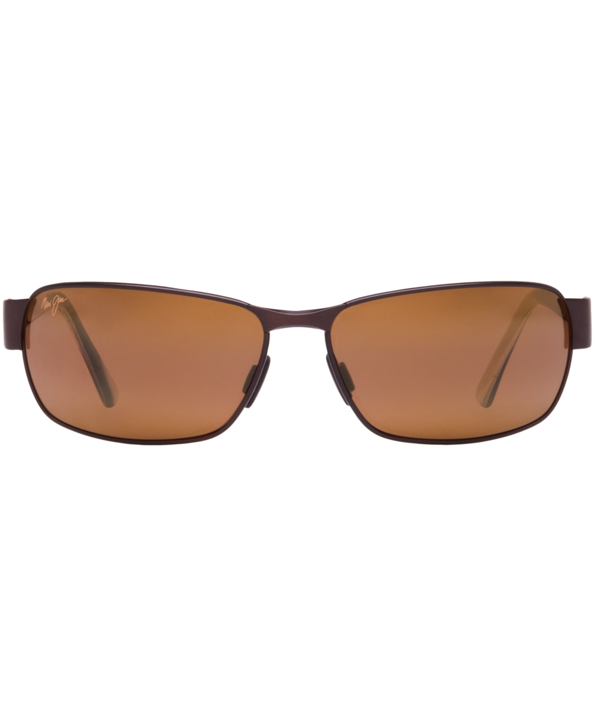 Shop Maui Jim Polarized Black Coral Polarized Sunglasses , 249 In Black,bronze