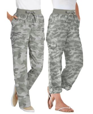 Petite Within 2-in-1 Convertible Cargo Pant to Capri