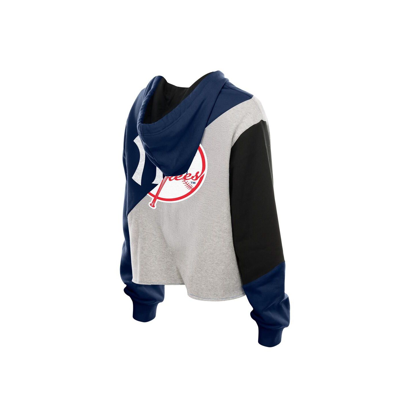 Женское худи New Era New York Yankees Color Block Cropped Boxy — фото 3