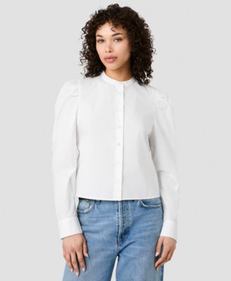 Women's Cambria Crewneck Button-Front Top
