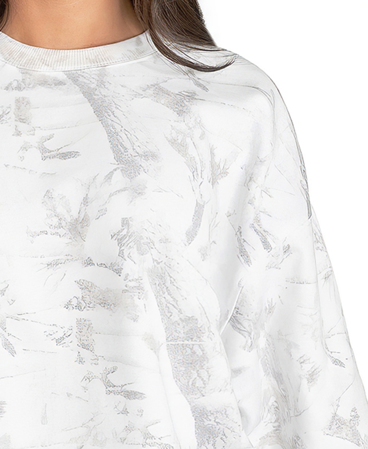 Gameday Couture Women's Arctic Camo Buffalo Bills Whiteout Oversized Premium Fleece Sweatshirt