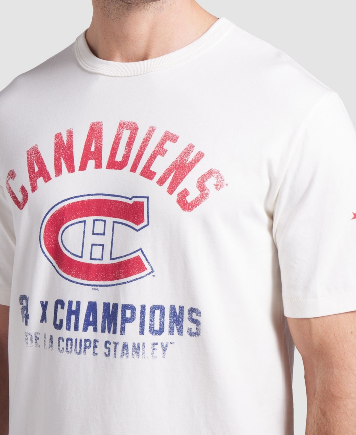 Мужская футболка Fanatics White Montreal Canadiens Decades Collection Timeless — фото 4