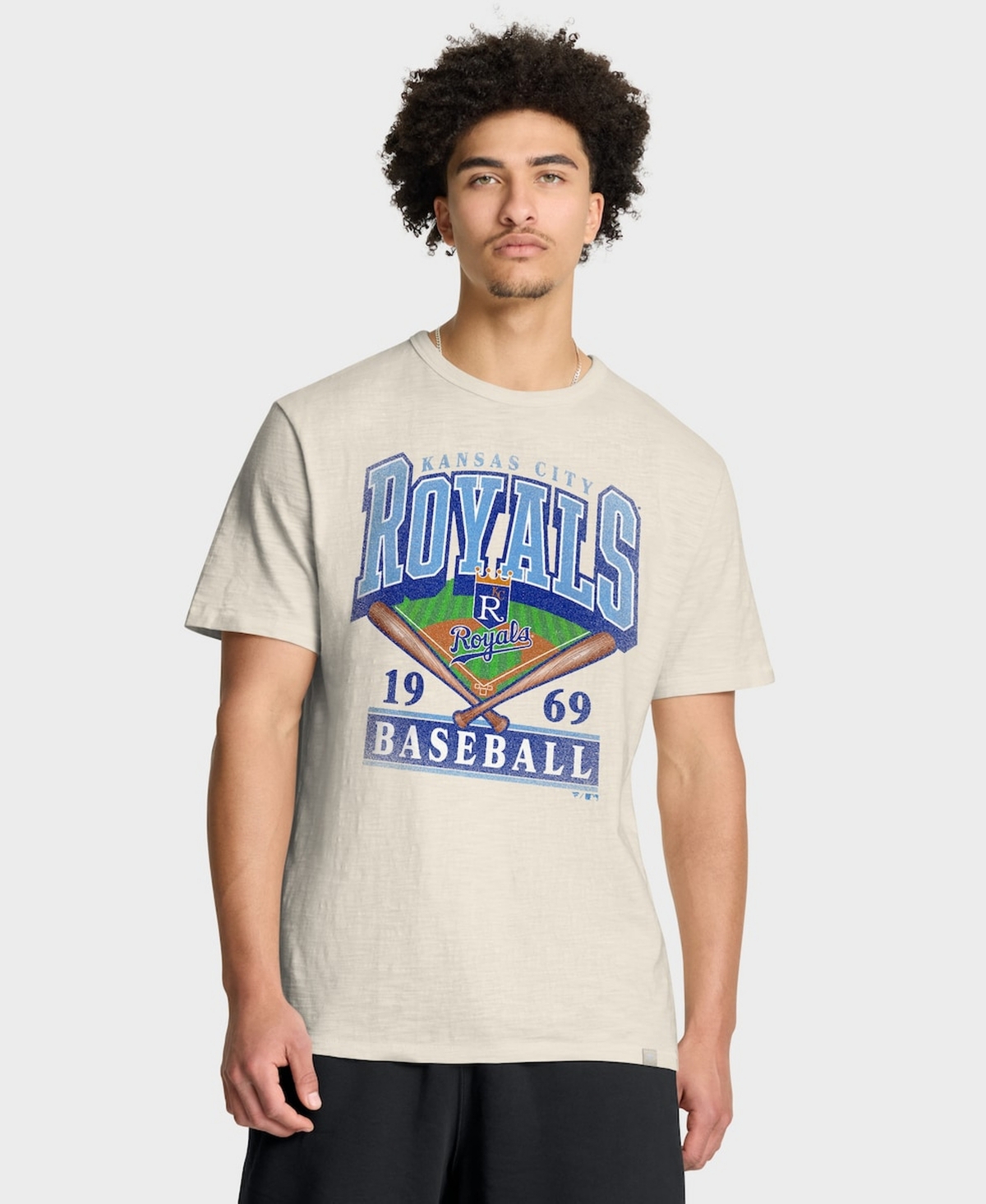 Fanatics Men's Tan Kansas City Royals Stadium Slub T-Shirt