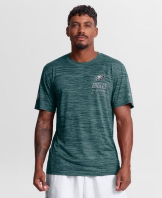 Men's Midnight Green Philadelphia Eagles Sideline Double Covered Dri-FIT Velocity T-Shirt