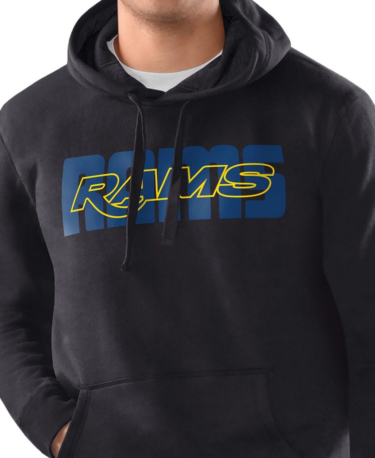 Мужское худи Starter Black Los Angeles Rams Rookie — фото 5