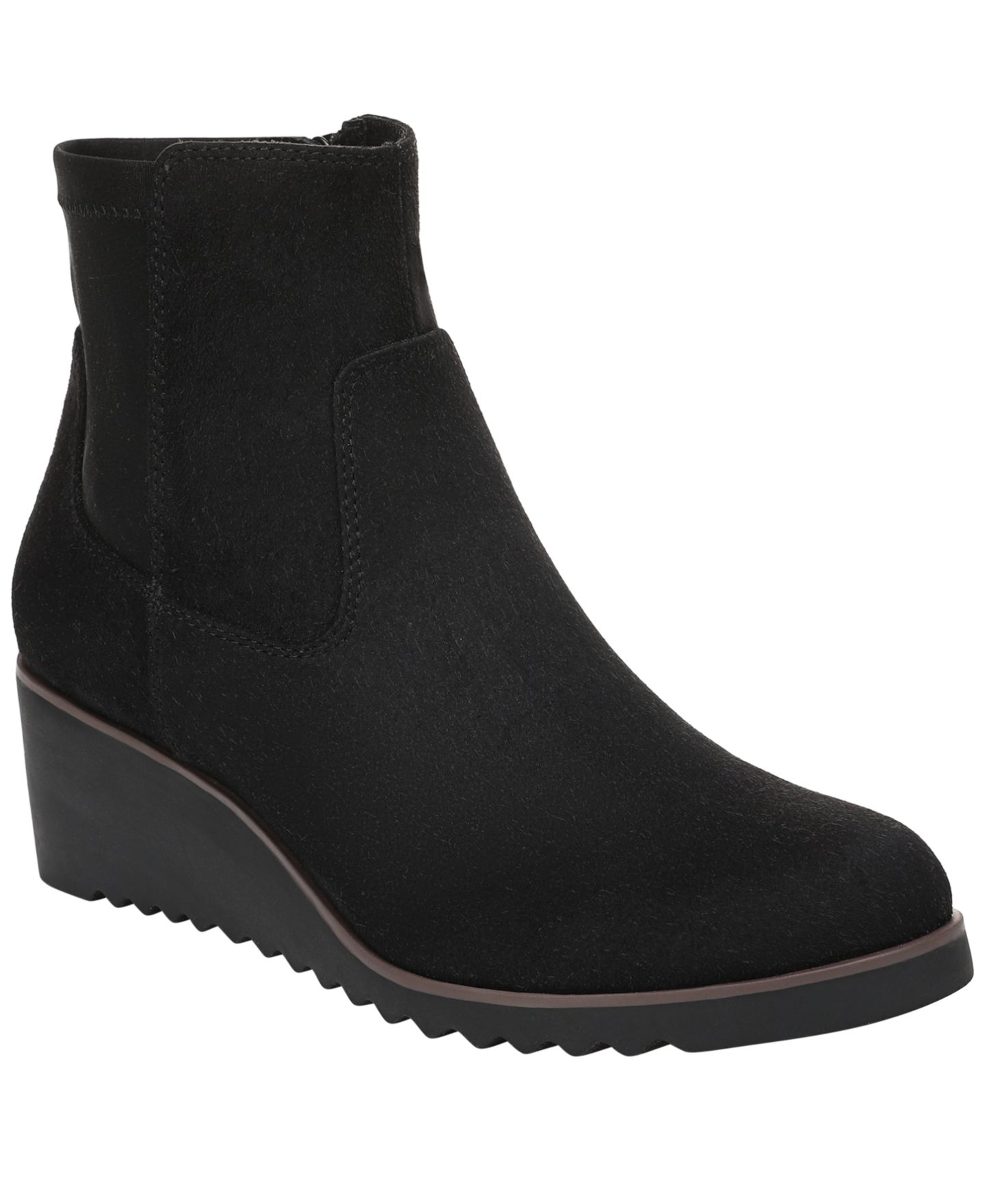 Женские ботинки LifeStride Zionne Zip Short Booties, цвет: Чёрный — фото 1