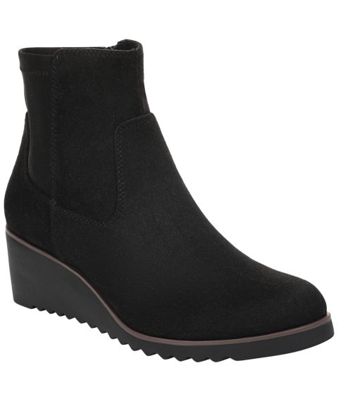 Женские ботинки LifeStride Zionne Zip Short Booties, цвет: Чёрный