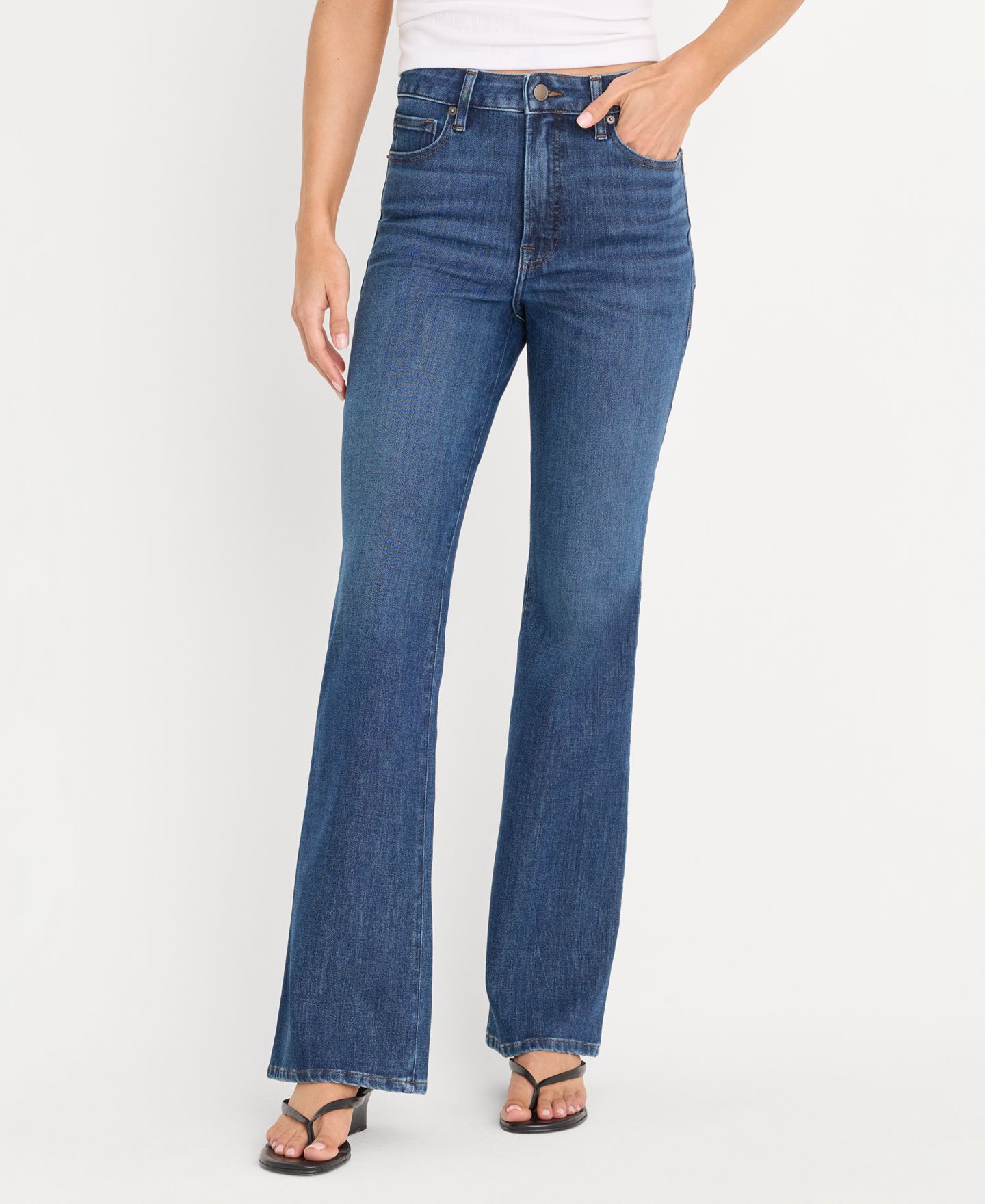 Женские джинсы Good American Good Classic High-Rise Bootcut, цвет: Индиго — фото 1