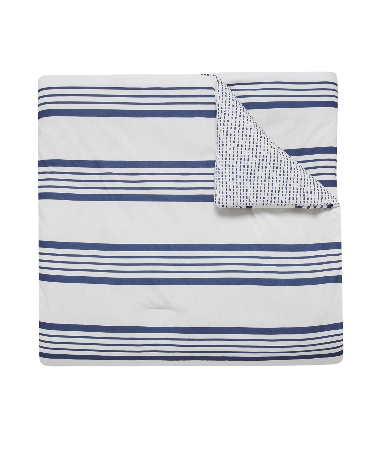 Anne Klein Archer Stripe Cotton Blend -Piece Comforter Set