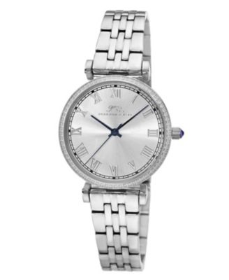Women's Emma Stainless Steel Silver Tone Sunray Dial Watch 1141AEMS