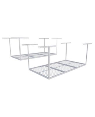 2 Pack Overhead Garage Storage Adjustable Ceiling Rack, Classic Series