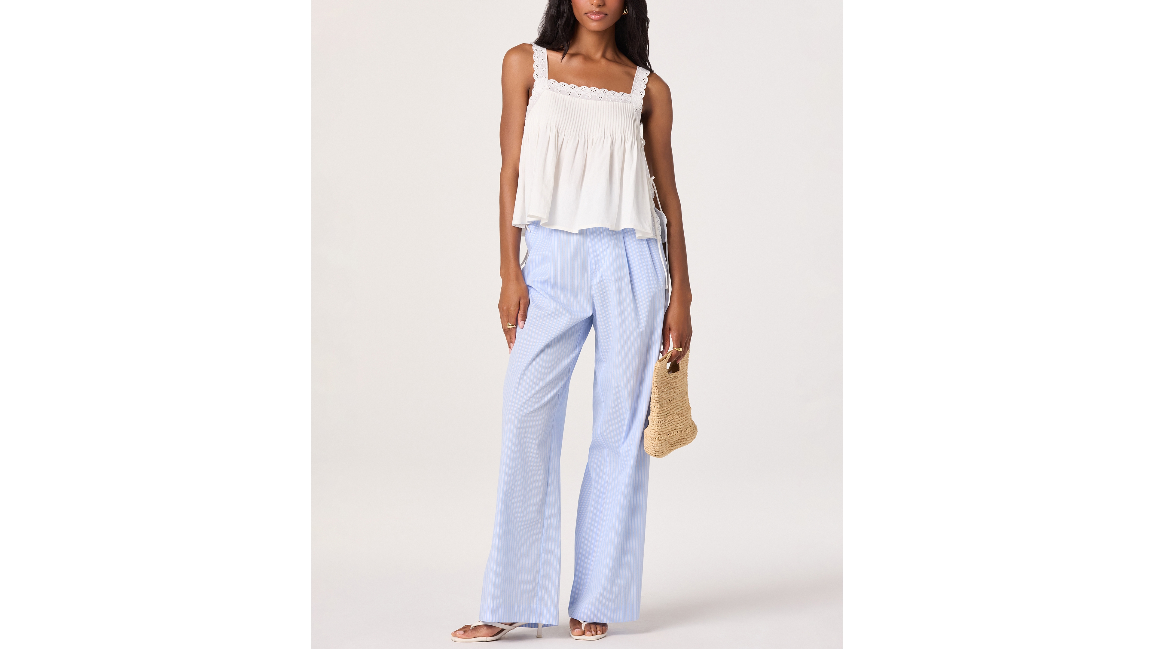 Astr the Label Women's Side-Tie Sleeveless Top