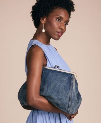 Patricia Nash Vivienne Medium Denim Frame Clutch Handbag - Macy's