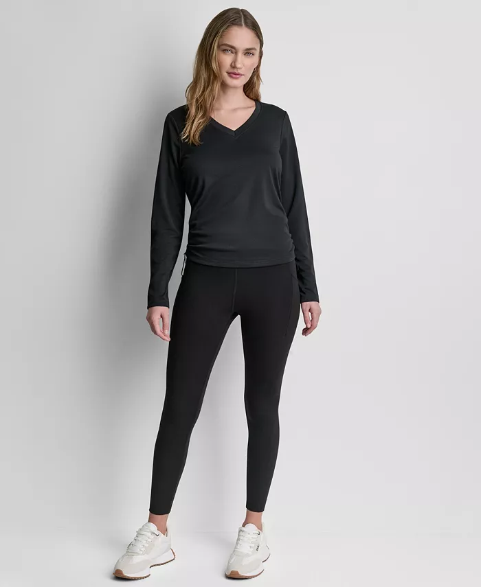 Women's Long-Sleeve Ruched Tech Top - thumbnail 2